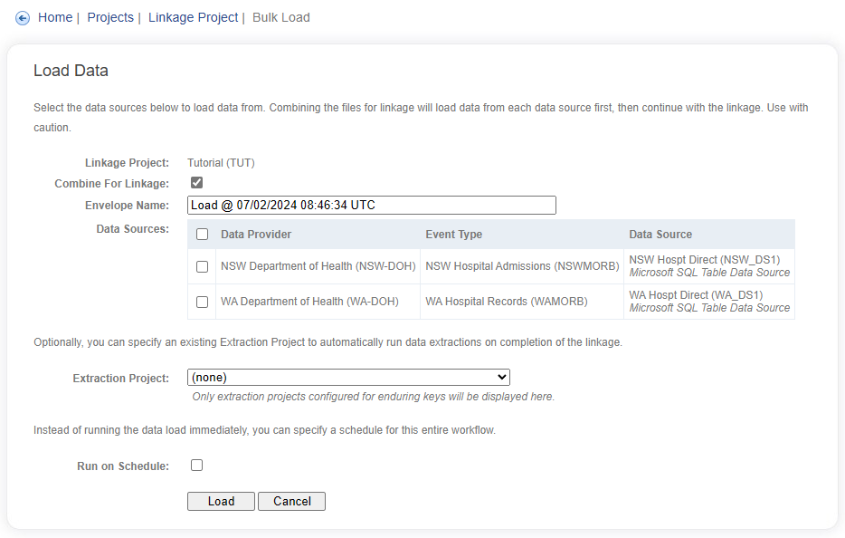 Batch Load Data