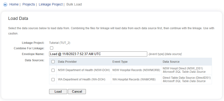 Batch Load Data