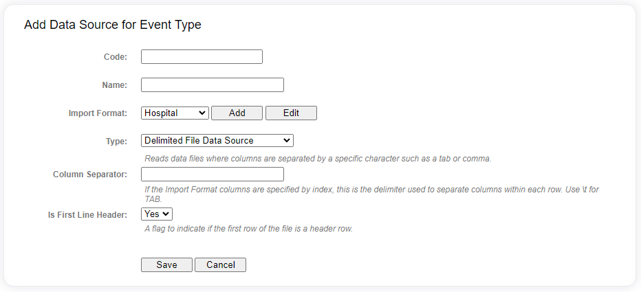 Add Data Source