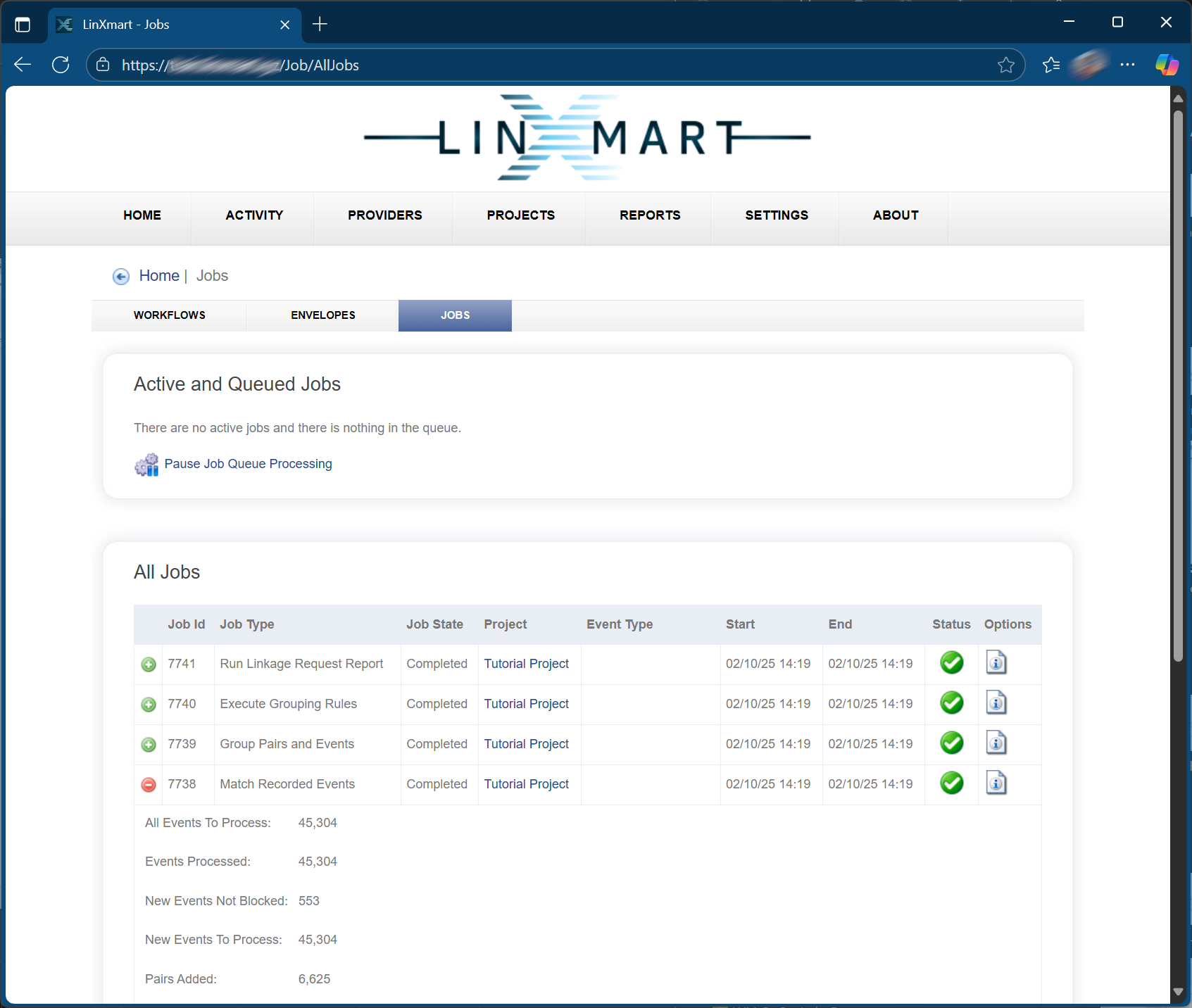 Jobs Page
