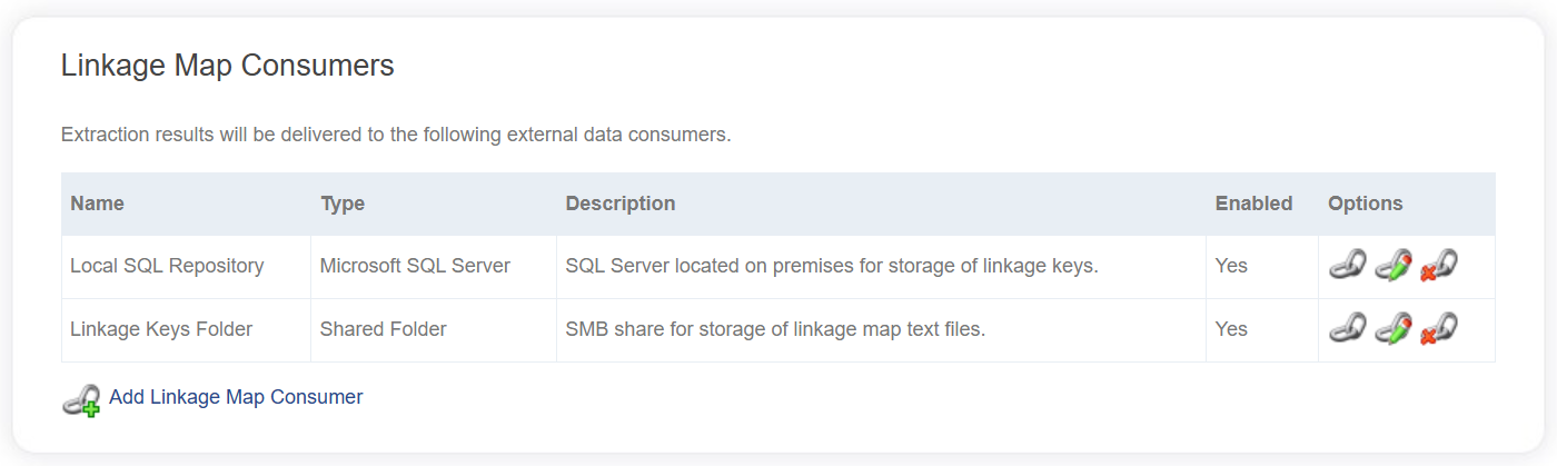 Linkage Project Consumers